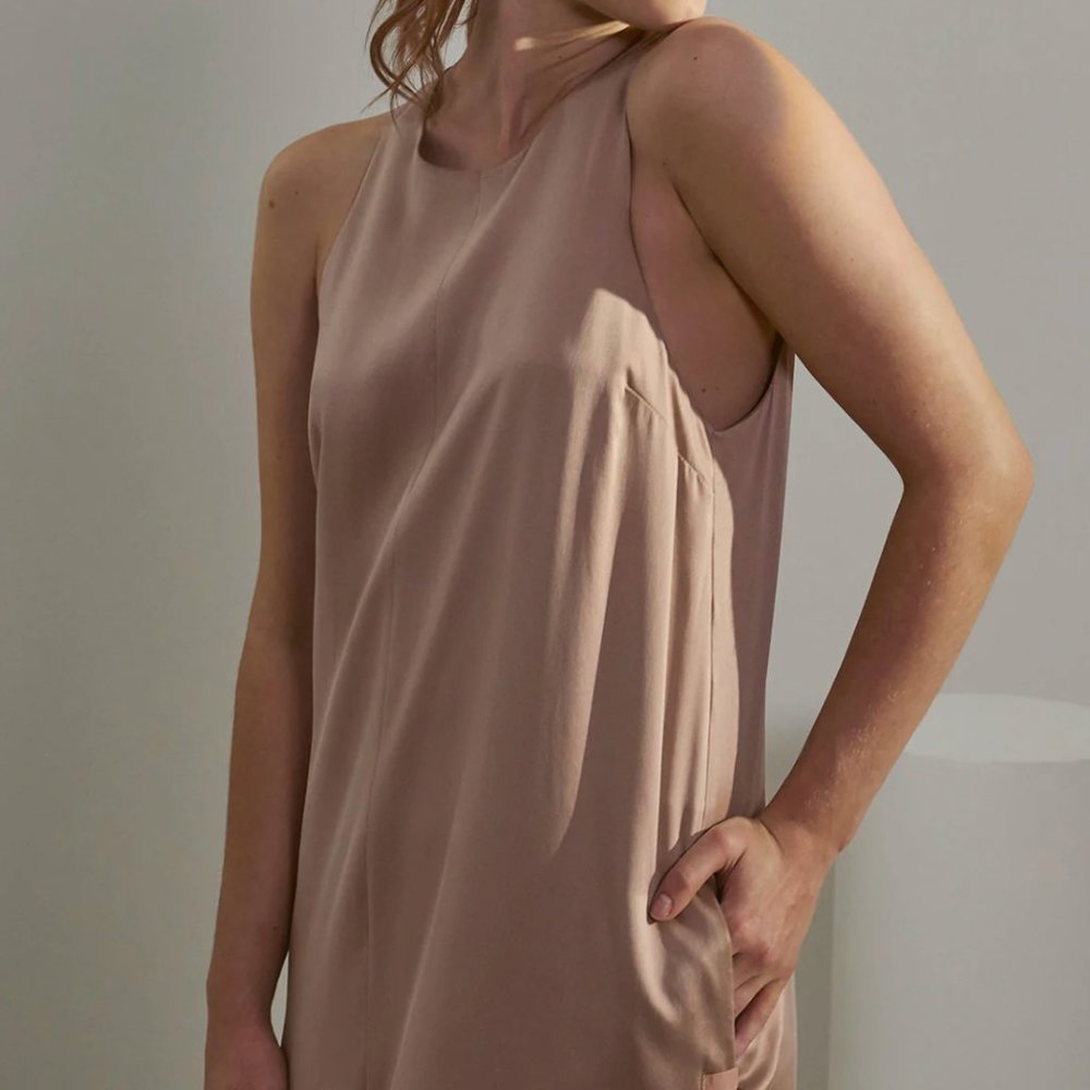 Lunya Washable Silk Racer Dress